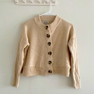 Madewell beige cardigan/sweater